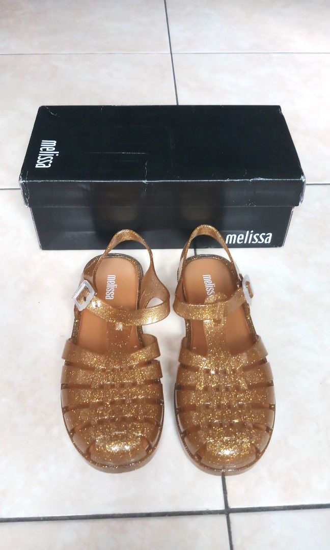 Jelly Shoes Gold Melissa Shoes Jual Sepatu Sandal Possession Lace