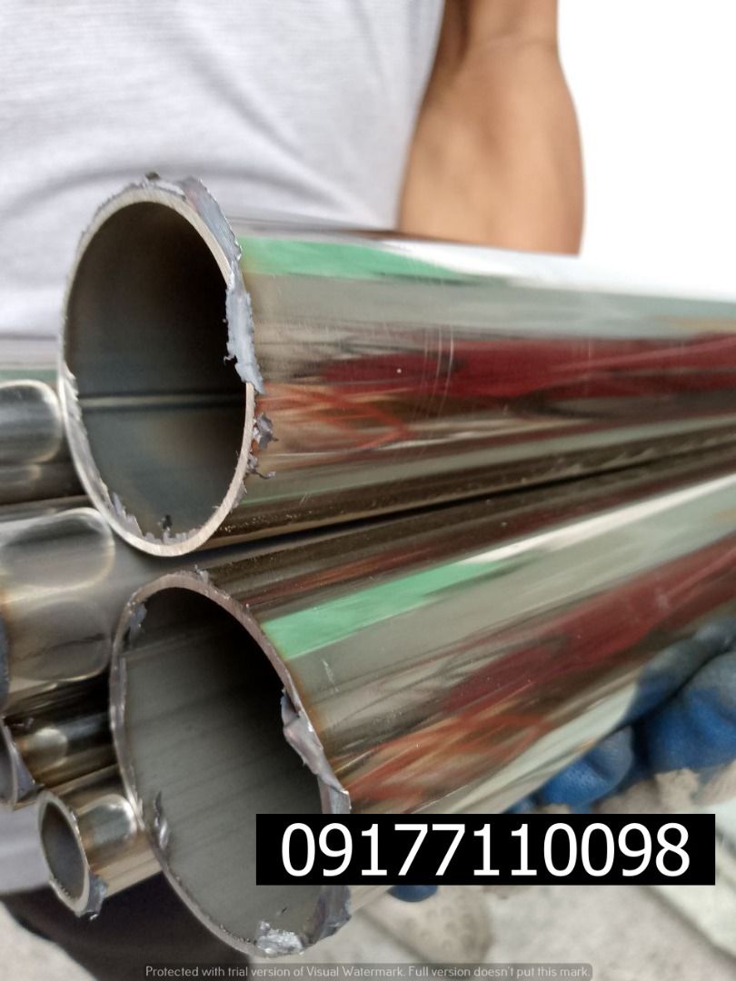 Stainless Pipe (for Railing) (Category: Construction & Building Materials) located in Manila. Submitted by joeyroque09 (Listing ID 1305159727, Image 3). Description: Stainless Pipe (for Railing) size: 2" price: 2,215 size: 1 1/4 " price: 1,885 size: 3/4" price: 796.
