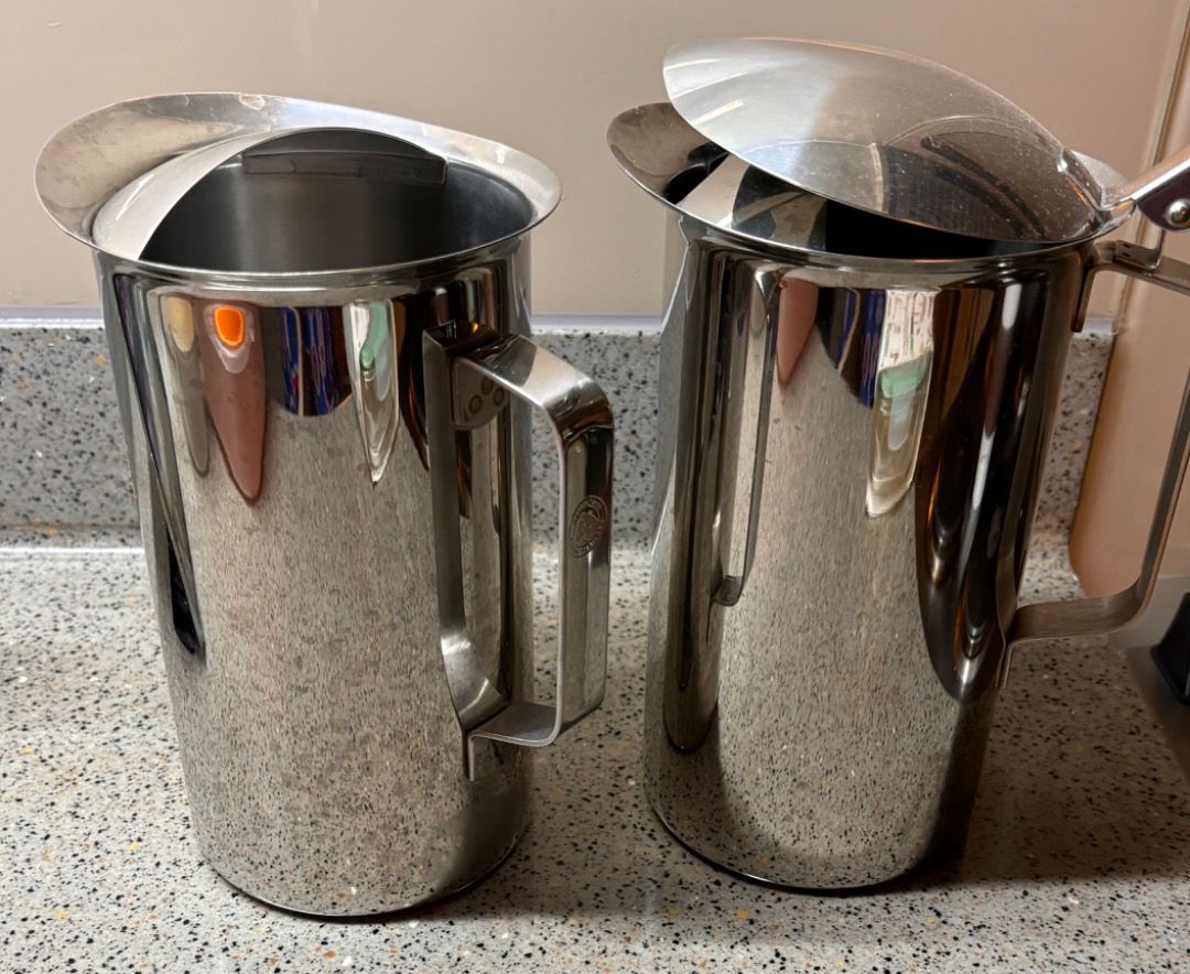 Stainless Steel Pitcher x 2, Furniture & Home Living, Kitchenware ...
