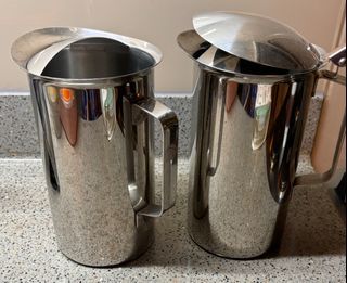 Stainless Steel Pitcher x 2