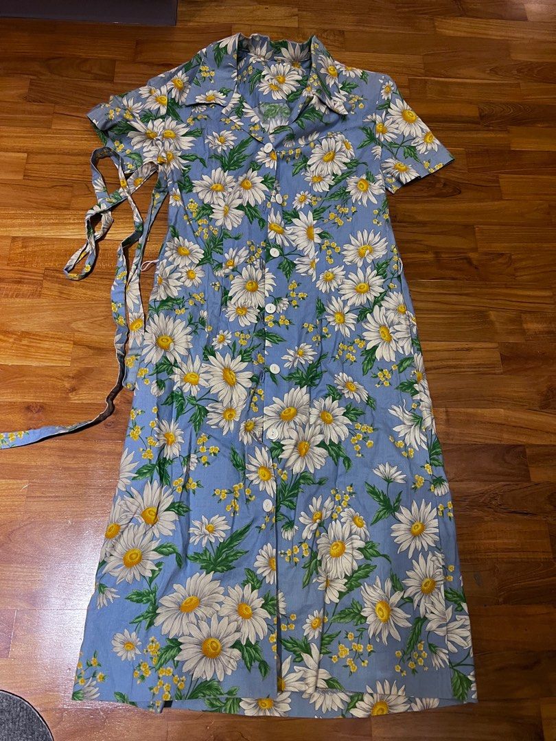 Sunflower button shirt dress Women s Fashion Dresses Sets Dresses on Carousell