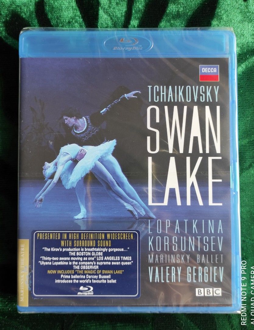 SWAN LAkE Blu-ray disc, 興趣及遊戲, 音樂、樂器& 配件, 音樂與