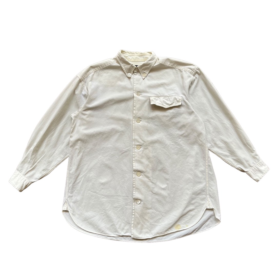 Vintage 2000s Issey Miyake MEN Striped Polo Shirt Size M