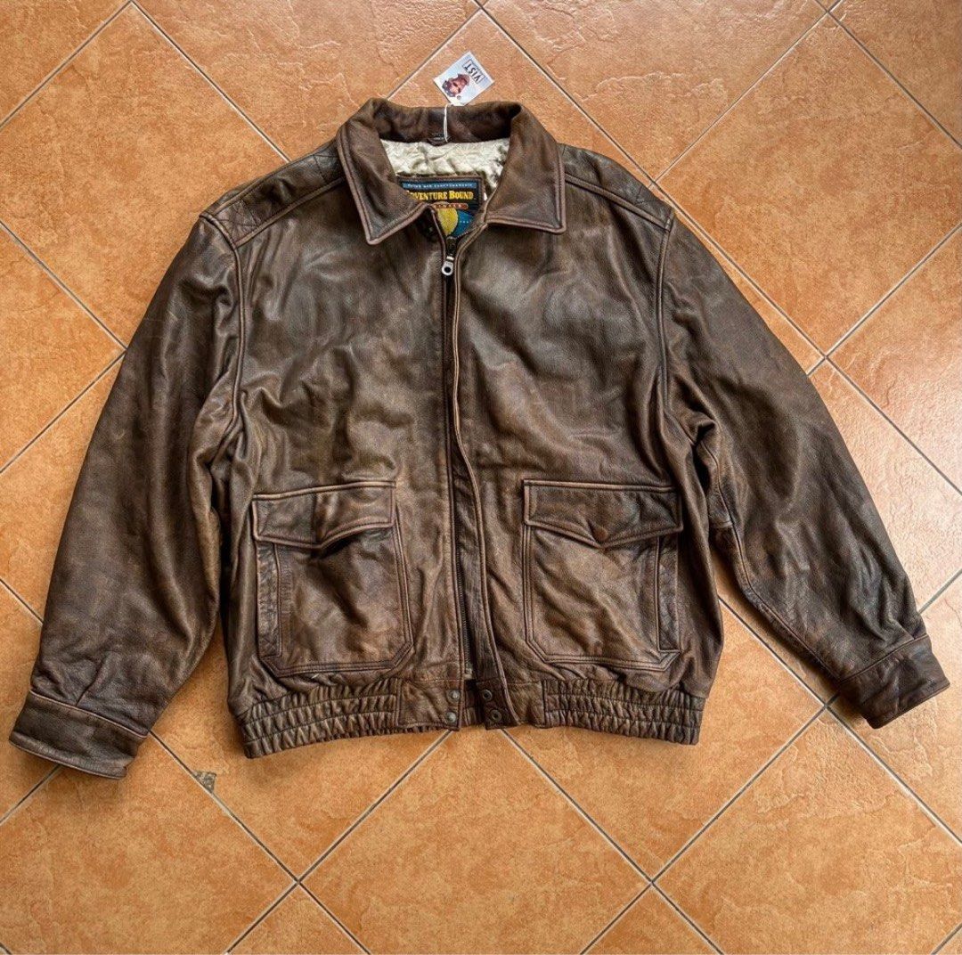 Wilson leather flight jacket on sale
