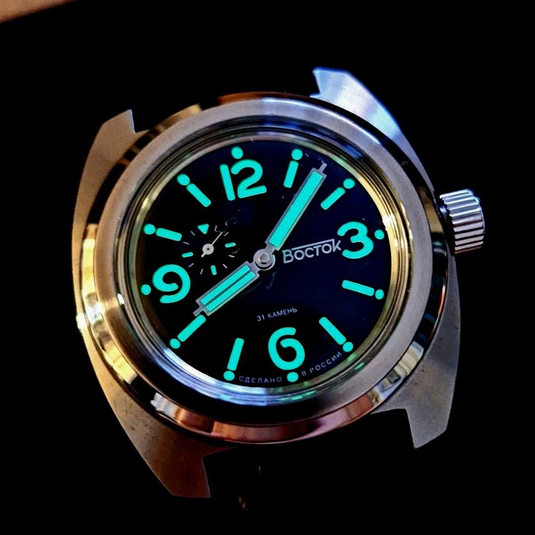 Vostok Amphibia Automatic Watch 200M Water Resistance