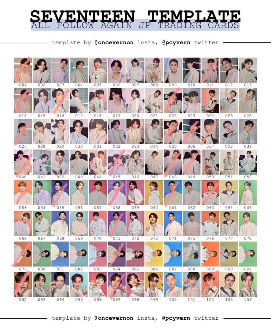 Seventeen Follow Again Selfie Trading Card The8/ Minghao WTS