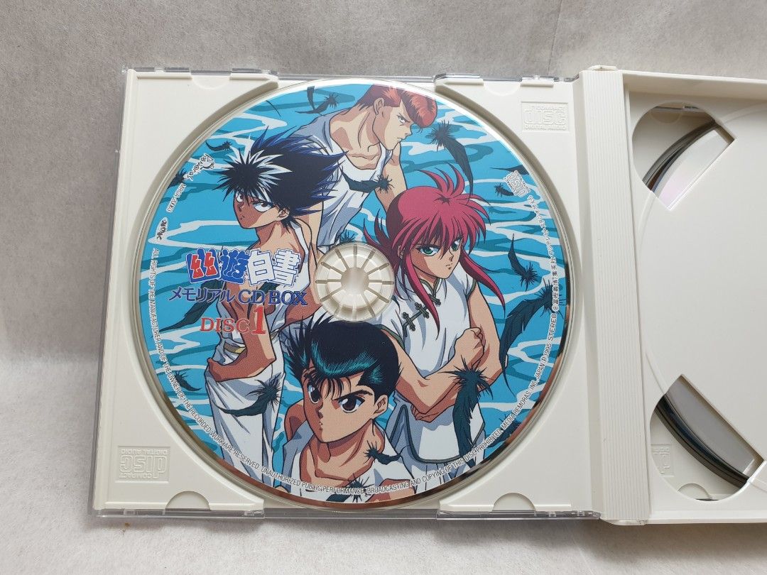 Yu Yu Hakusho / Ghost Fighter - 3 CD Memorial Box (Category: CDs & DVDs) located in Quezon City. Submitted by WasalakTwo (Listing ID 1305306415, Image 3). Description: RARE Bought in Japan Excellent condition Clean and presentable Open for delivery nationwide.