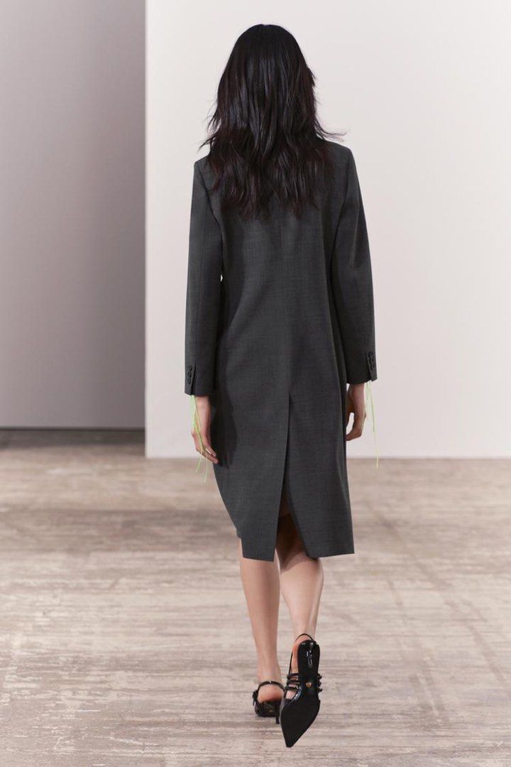 Zara tailored frock coat 2025
