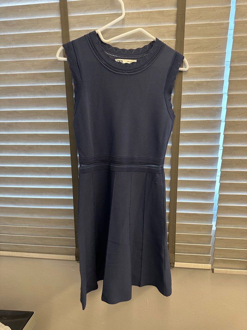 ZARA Knit Skater Dress, Women's Fashion, Dresses & Sets, Dresses on  Carousell