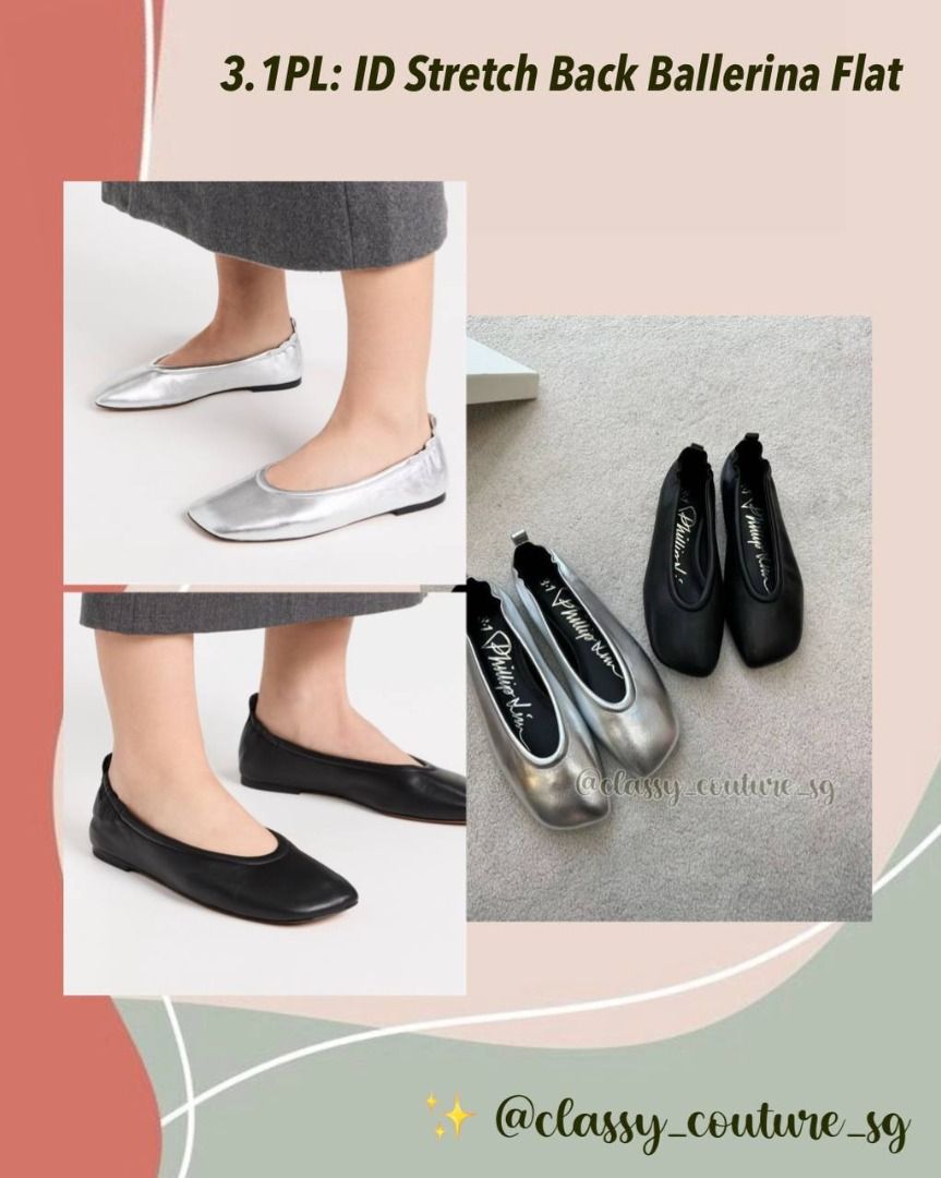 3.1 Phillip Lim ID Stretch Back Ballerina Flats
