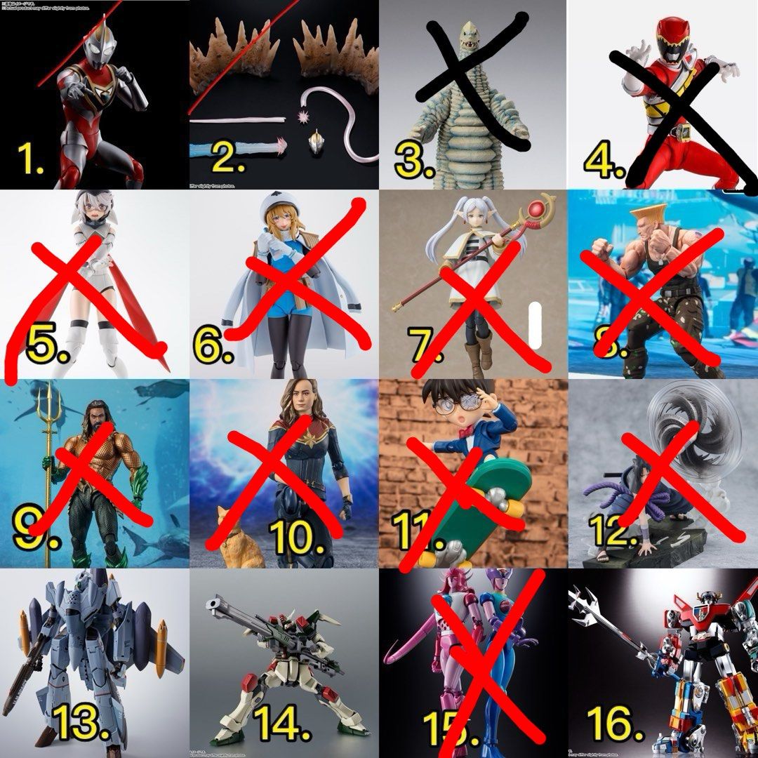 預訂2024-04 TO 07 TAMASHII PRE-ORDER,SHF 真骨彫超人佳亞V2,紅王,真