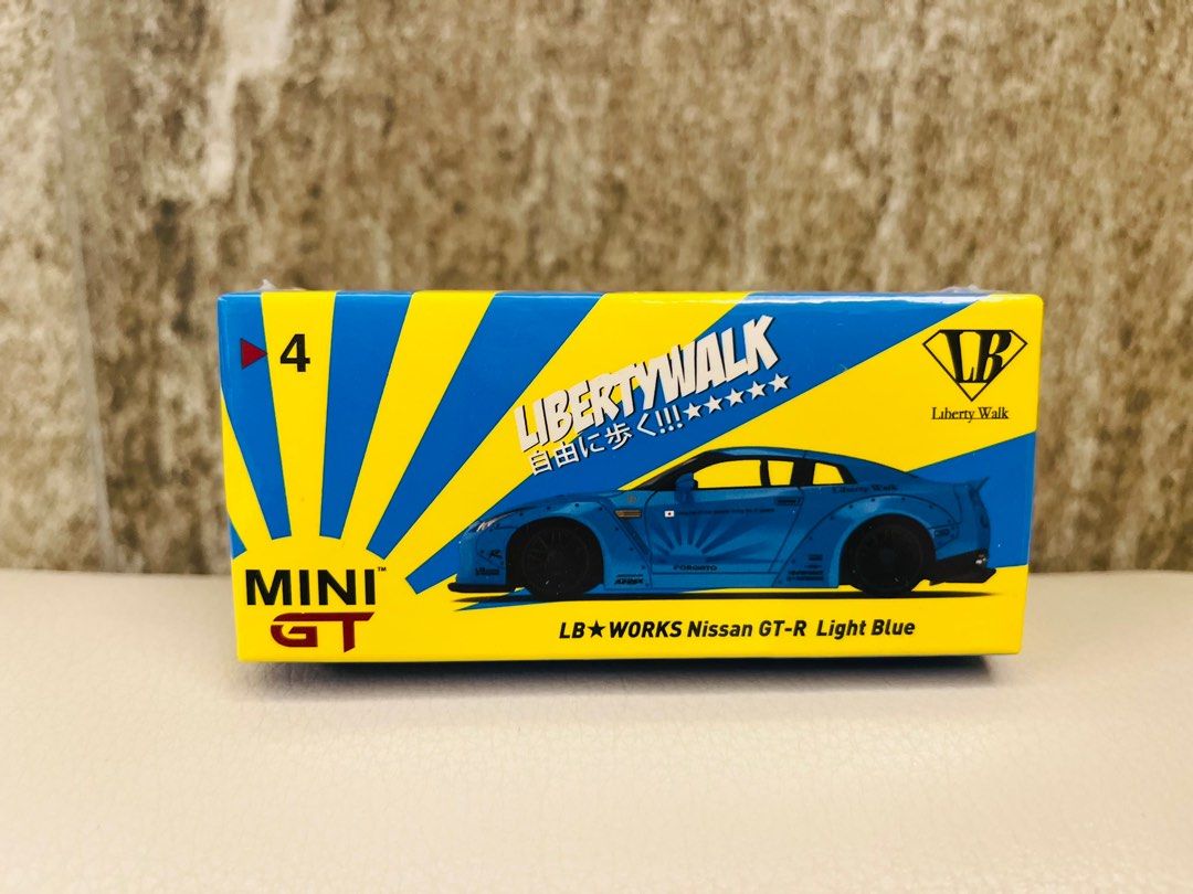 全新最後一盒包膠未拆sealed 1/64 MiniGT Mini GT #4 LB works Nissan