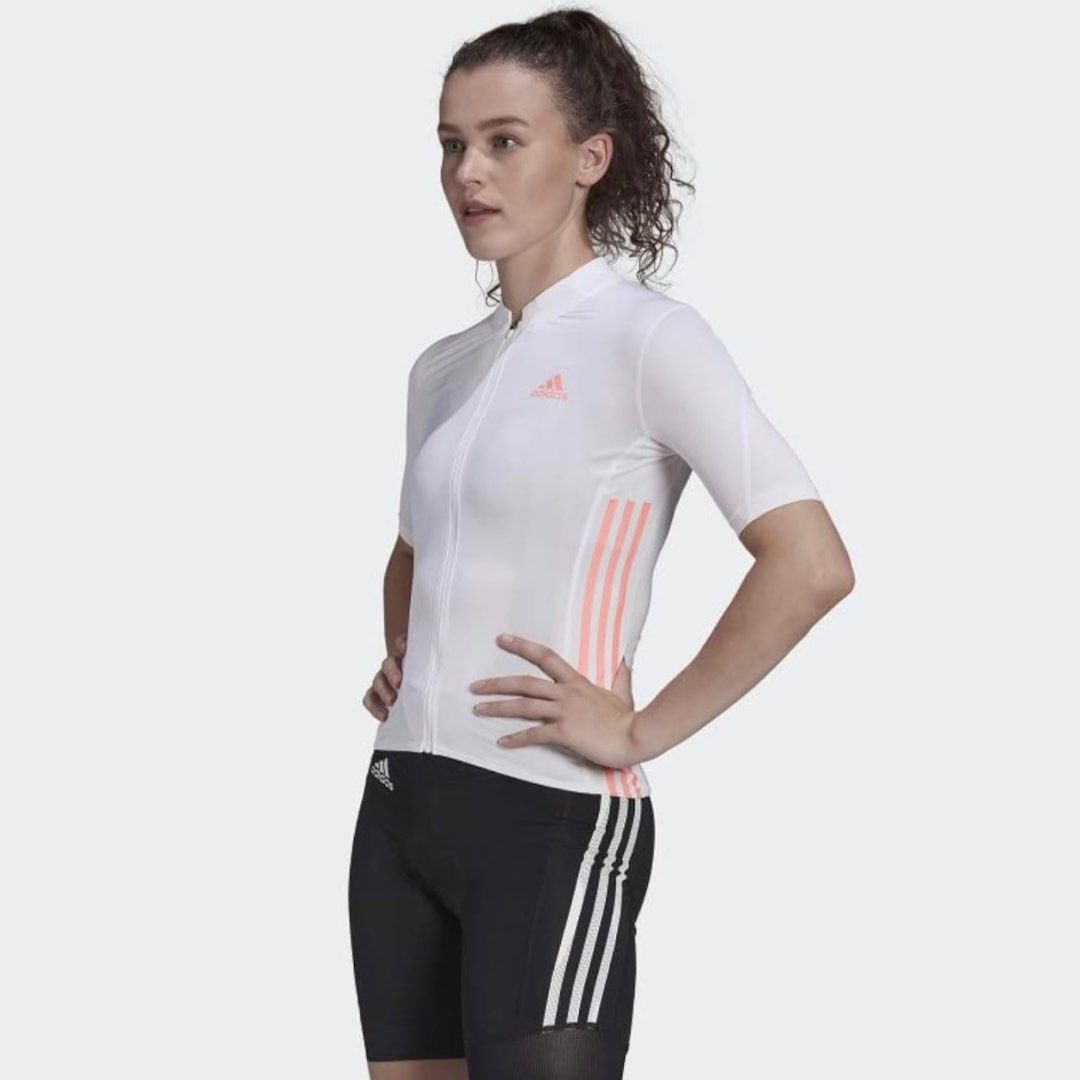 ADIDAS Cycling Jersey Women White Size XS Women s Fashion Activewear on Carousell