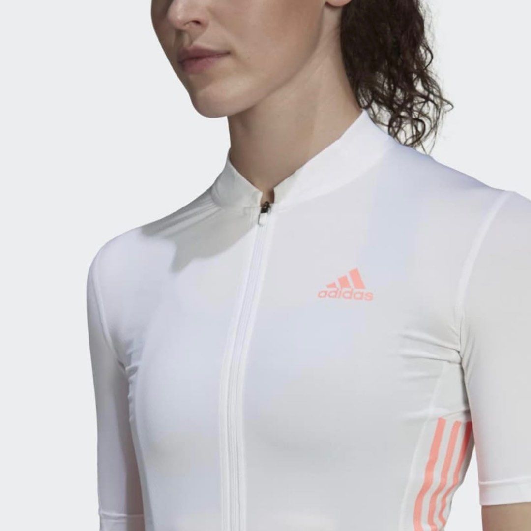 ADIDAS Cycling Jersey Women White Size XS Women s Fashion Activewear on Carousell