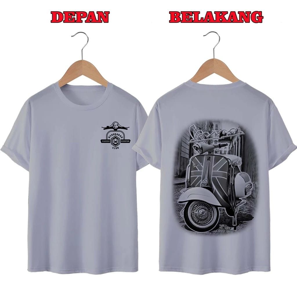 Atasan kaos distro CLASIC SCOOTER CLUB