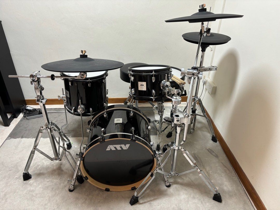 Atv Instruments ATV aDrums artist Standard Electronic Drum Set, Hobbies & Toys, Music ...