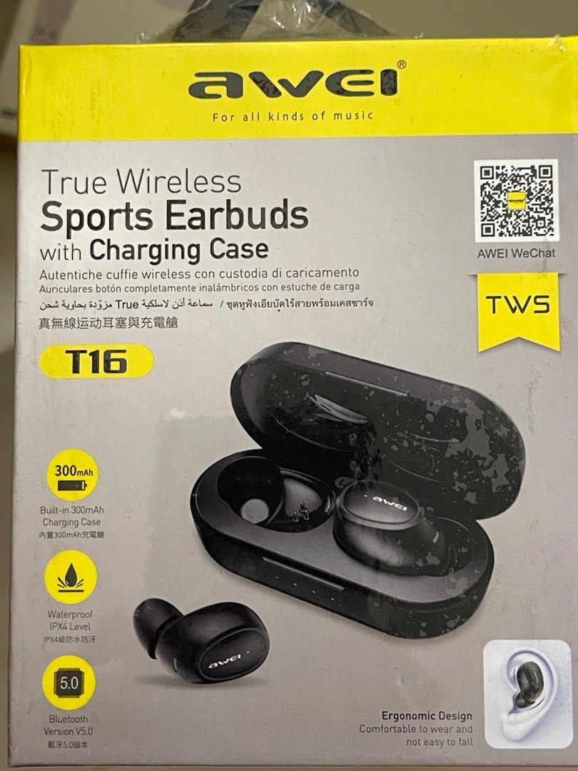Awei sports earbuds t16 online