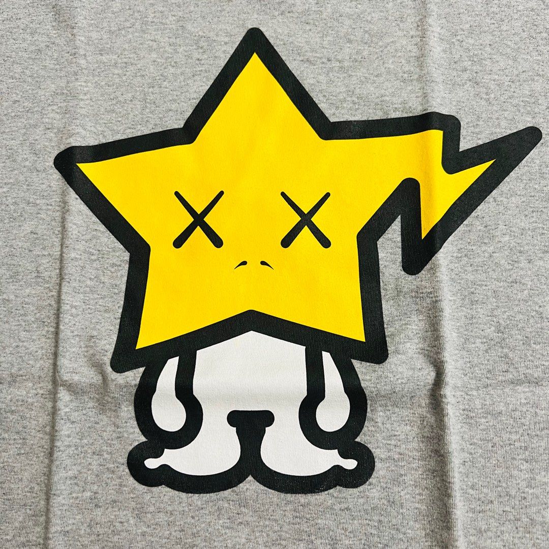 Bape x Kaws A Bathing Ape Star Logo Tee T shirt Carousell
