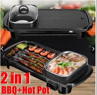 Barbecue Hotpot Grill  Electric Portable