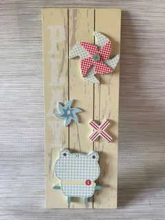 Bedroom Nursery Playroom Decor Wooden Country Style Hanging Decor
