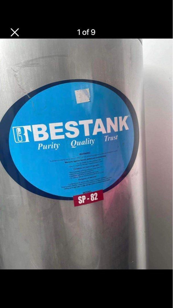 BEST TANK PRESSURE TANK (Category: Home Improvement Tools & Accessories) located in Pateros City. Submitted by rdrd23 (Listing ID 1305354417, Image 3). Description: Best tank pressure tank!! 62gal Eurostar pump motor 1hp Pressure switch Float switch 6months lng nagamit nag palit kasi ng digital.