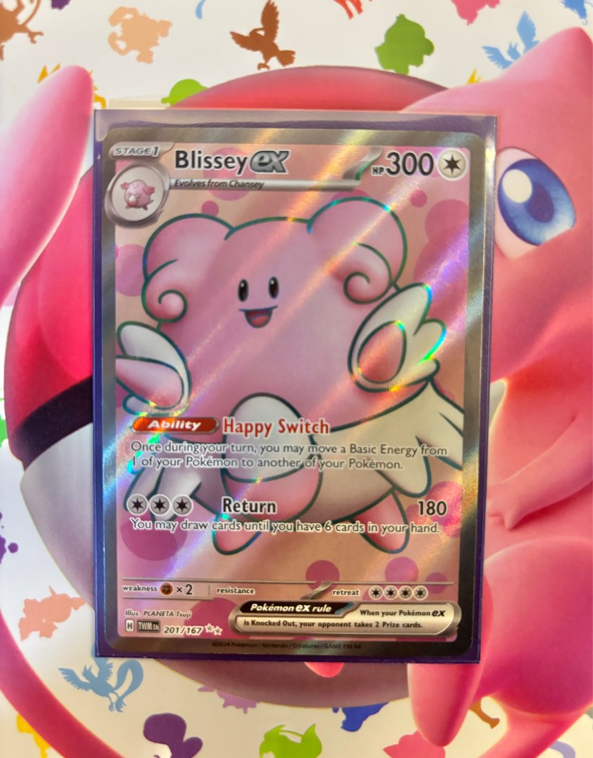 Blissey ex - 201/167 - Full Art Pokemon Twilight Masquerade, Hobbies & Toys, Toys & Games on Carousell Blissey ex - 201/167 - Full Art Pokemon Twilight Masquerade, Hobbies & Toys, Toys & Games on Carousell