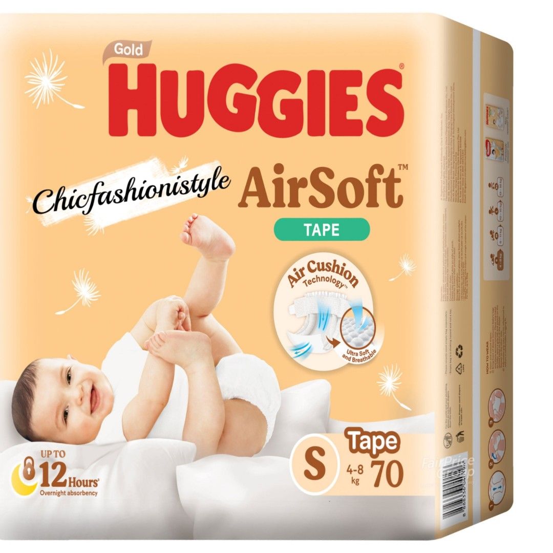 BN HUGGIES DIAPERS, Babies Kids, Bathing Changing, Diapers