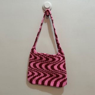 [Bundle] Funky Crochet Shoulder and Tote Bag