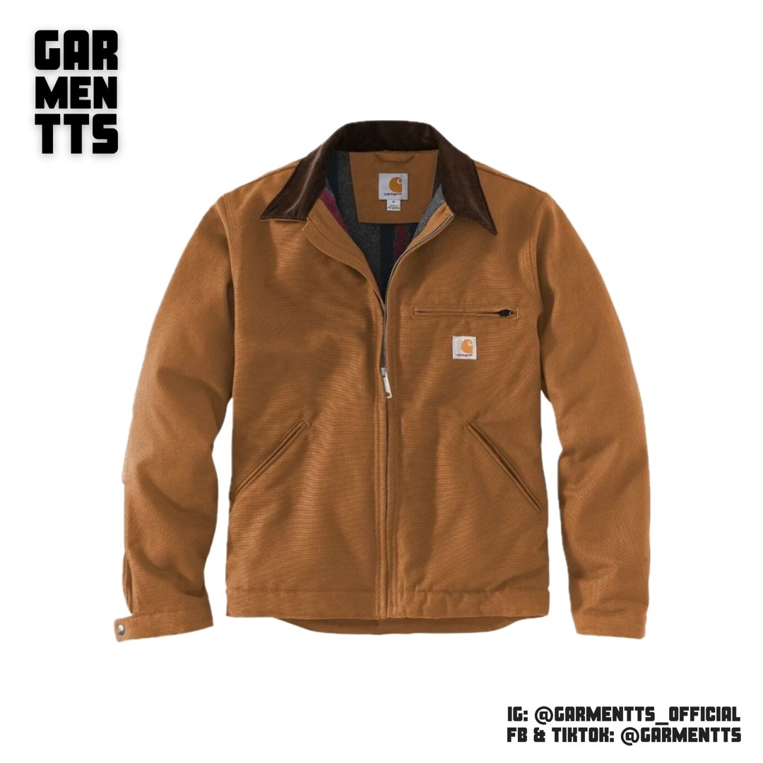Carhartt Duck Detroit Jacket Men s Fashion Coats Jackets and Outerwear on Carousell