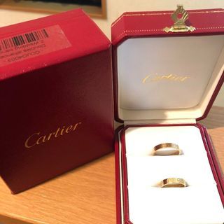 Cartier Love Ring Pair 59 & 47