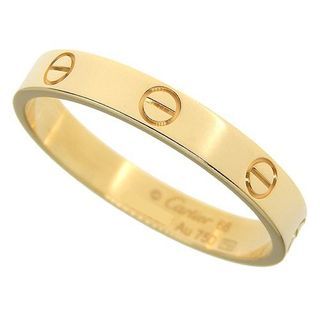 CARTIER LOVE Wedding Ring K18 Yellow Gold YG Ring Jewelry Accessory No. 25 65