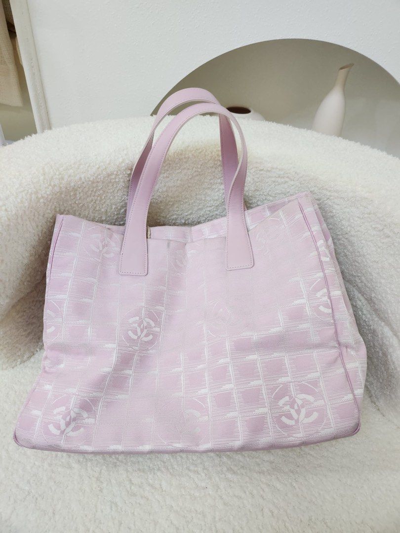 Chanel Travel Line Tote Pink Chanel Pink Travel Line Bag