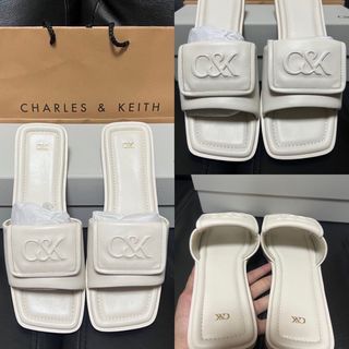 Authentic Charles & Keith Leather Sandals