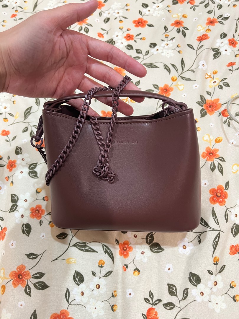 Christy Ng Jean Micro Bag Chestnut Brown