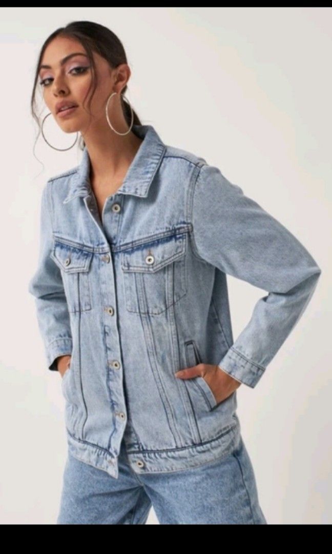 Max fashion denim jacket top