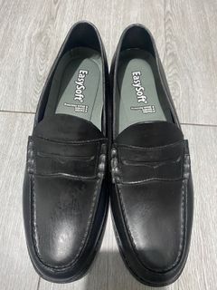 Easy soft black shoes for men (slip on)