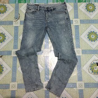 Emporio Armani paint design denim jeans 🥵