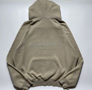 Fear Of God Essentials Pull-Over Hoodie (SS21) Moss (Authentic)