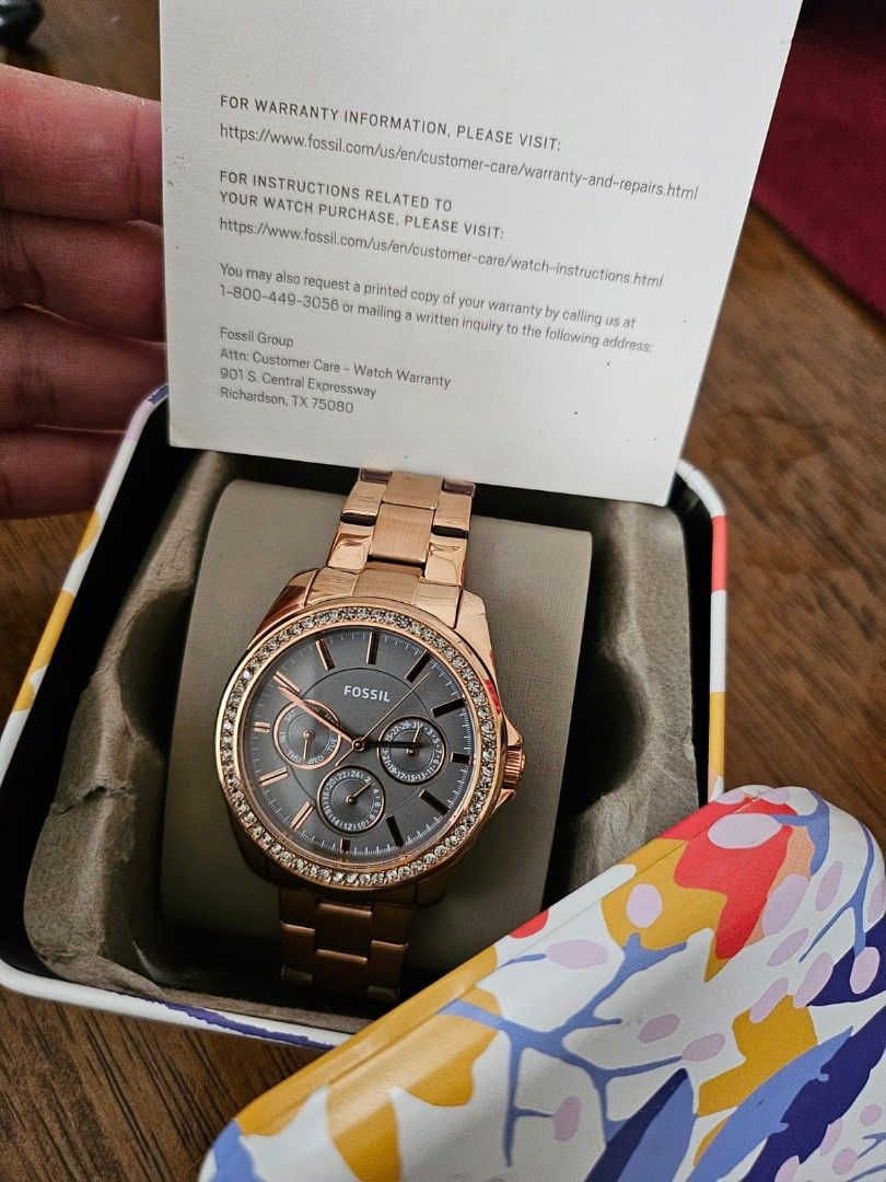 Fossil BQ3317 Rosegold