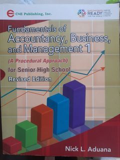 Fundamentals of Accounting, Business, and Management 1 Grade 11 book