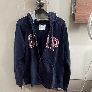 Gap navy blue zipped hoodie