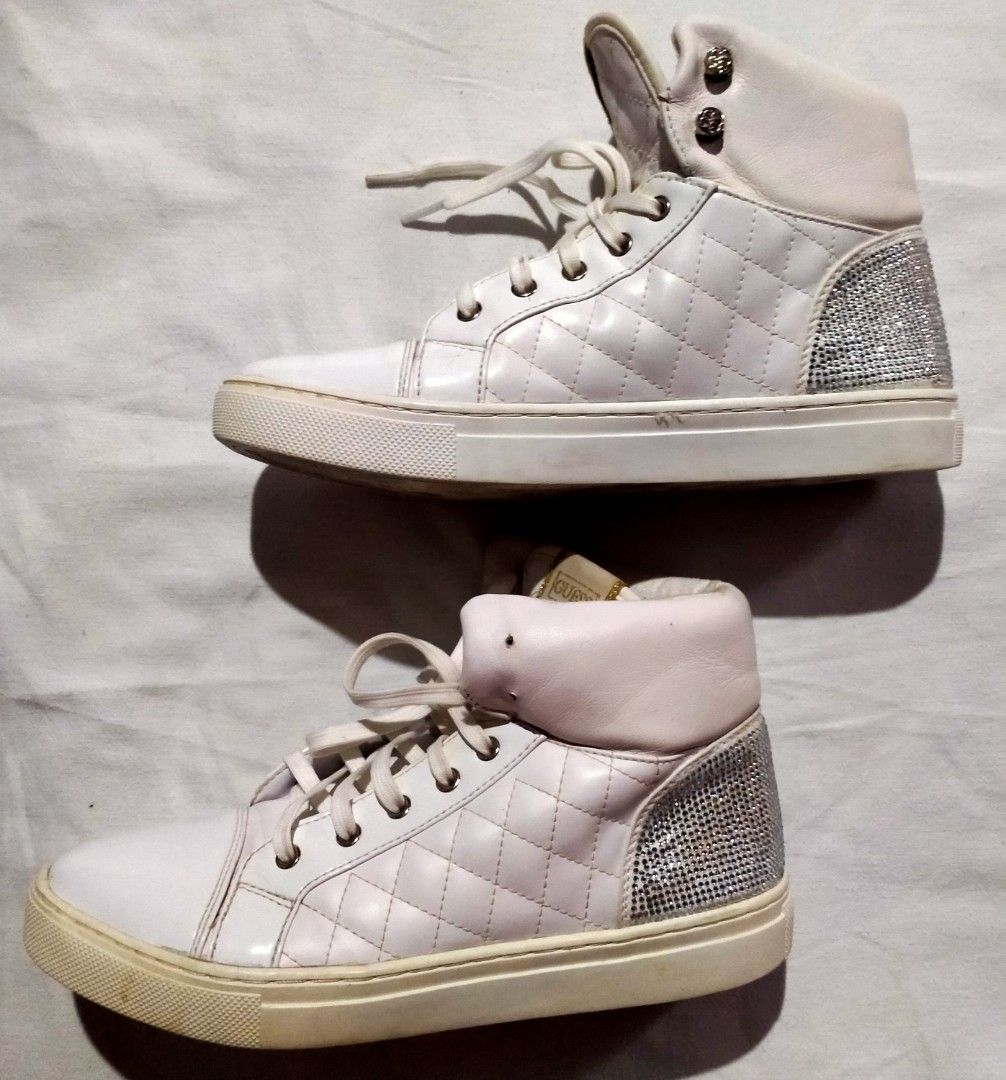 Guess white high tops discount