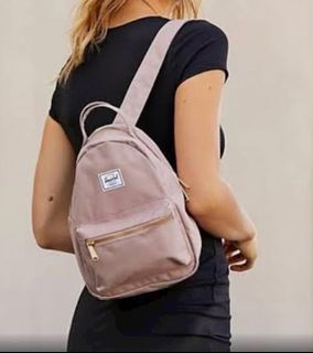 Herschel pink nova backpack small