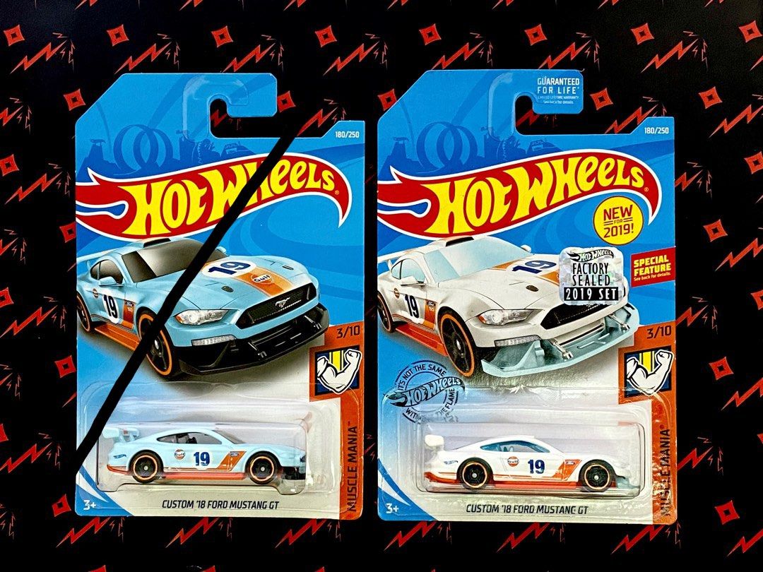 Gulf mustang hot wheels new arrivals