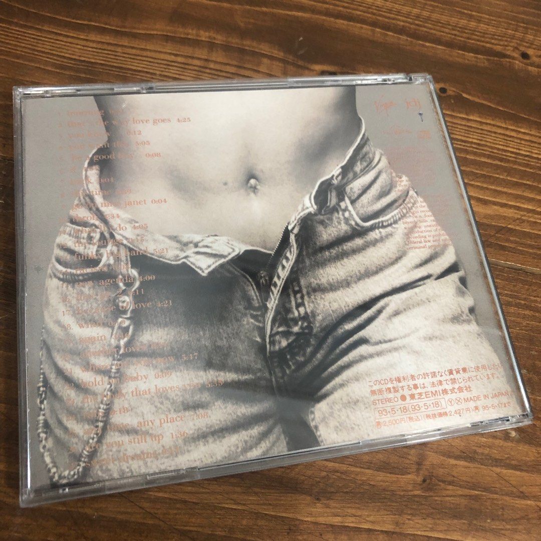 JANET JACKSON ‘janet.’ ALBUM CD (Category: CDs & DVDs) located in Cainta. Submitted by e.collections (Listing ID 1305438237, Image 2). Description: Janet Jackson ‘janet.’ album cd Disc condition: excellent Sleeve condition: excellent Made in Japan (no obi strip and Japanese lyric sheet).