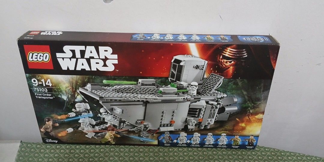 LEGO Star Wars 75103 First Order Transporter Hobbies Toys Toys Games on Carousell