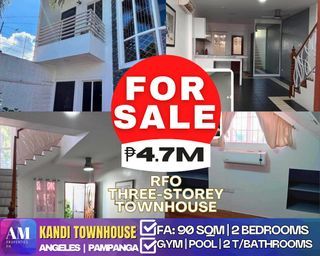 📍Malabanias (Angeles, Pampanga)
 
FOR SALE‼️
✅Three-Storey TownHouse