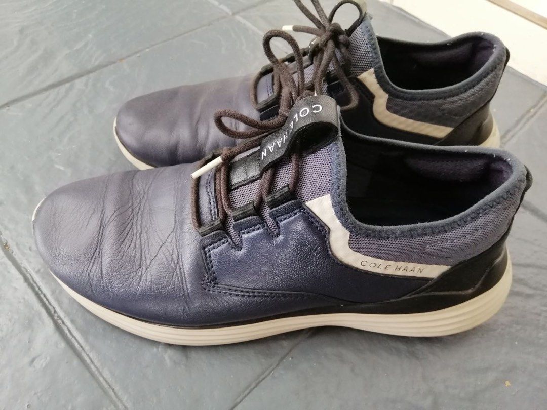 Men s Cole Haan leather casual sport sneaker working shoe size UK 7.5 Men s Fashion Footwear Casual shoes on Carousell