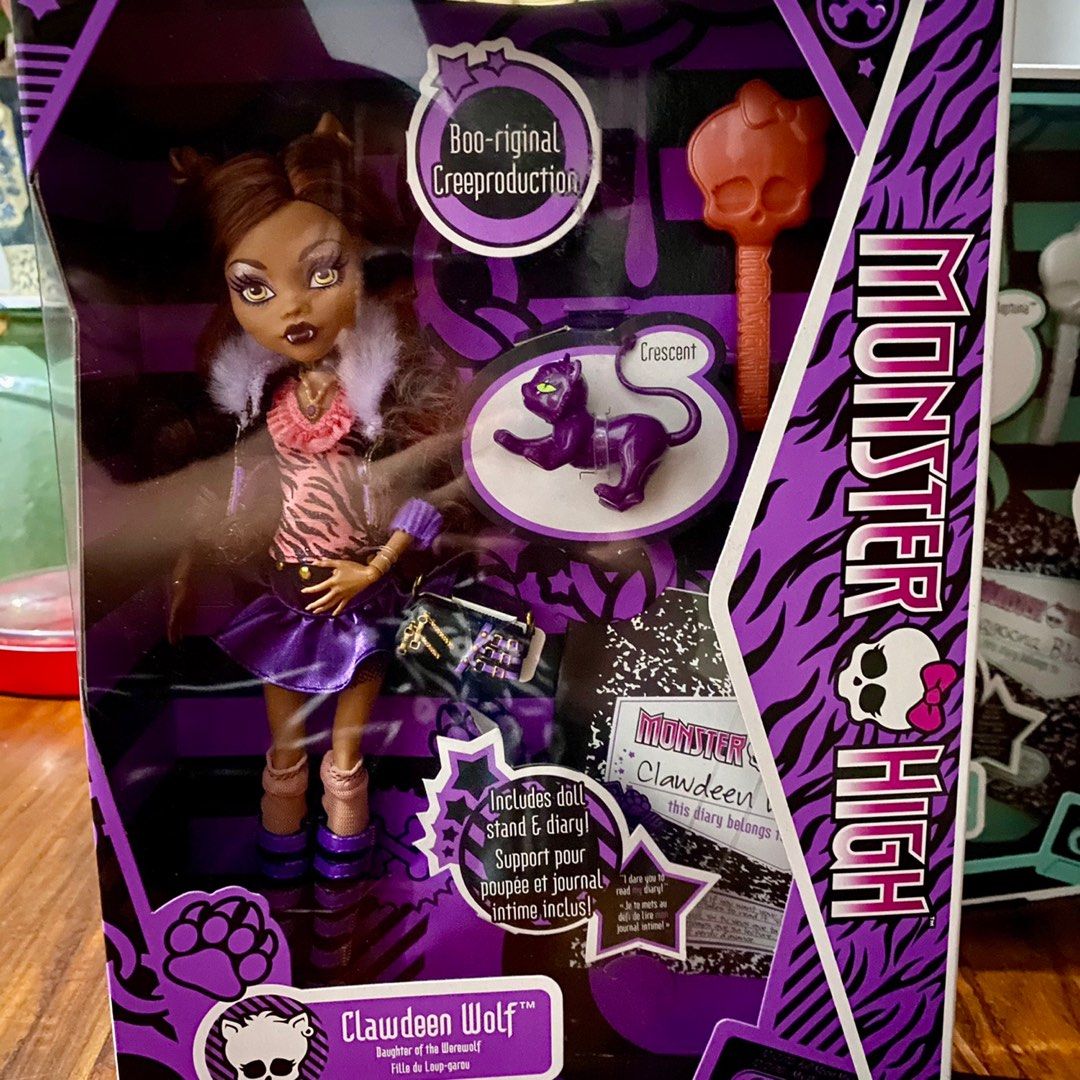 MONSTER HIGH CREEPRODUCTION 2024 (Clawdeen wolf & Lagoona Blue), Toys