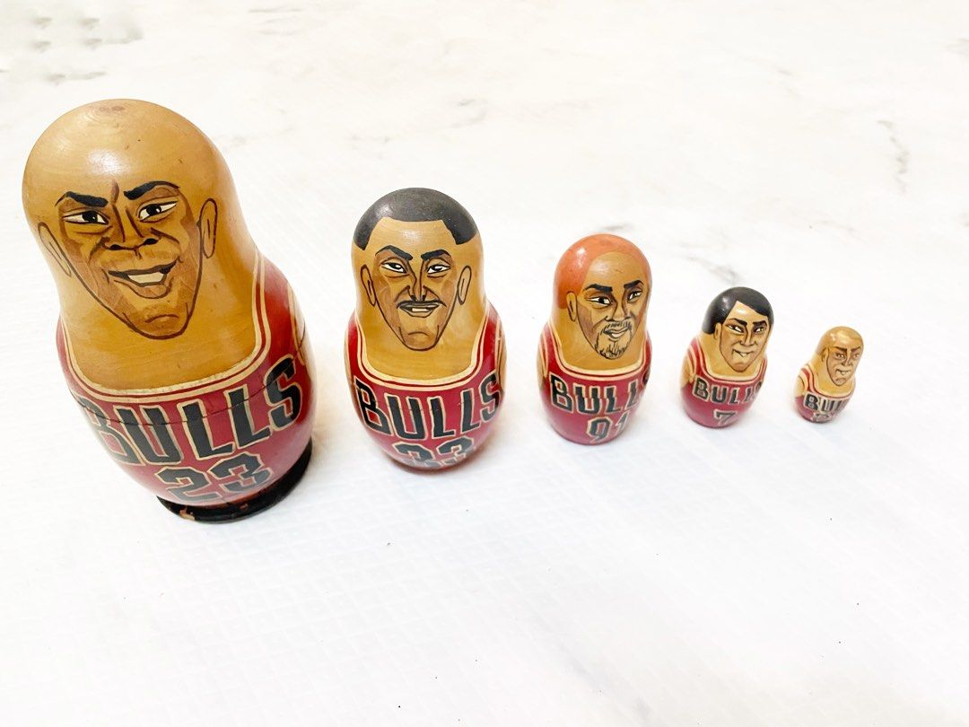 chicago bulls nesting dolls